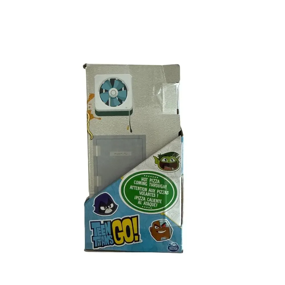 DC Comics Teen Titans Go! T-Car Pizza Launcher, Beast Boy Action Figure Set with